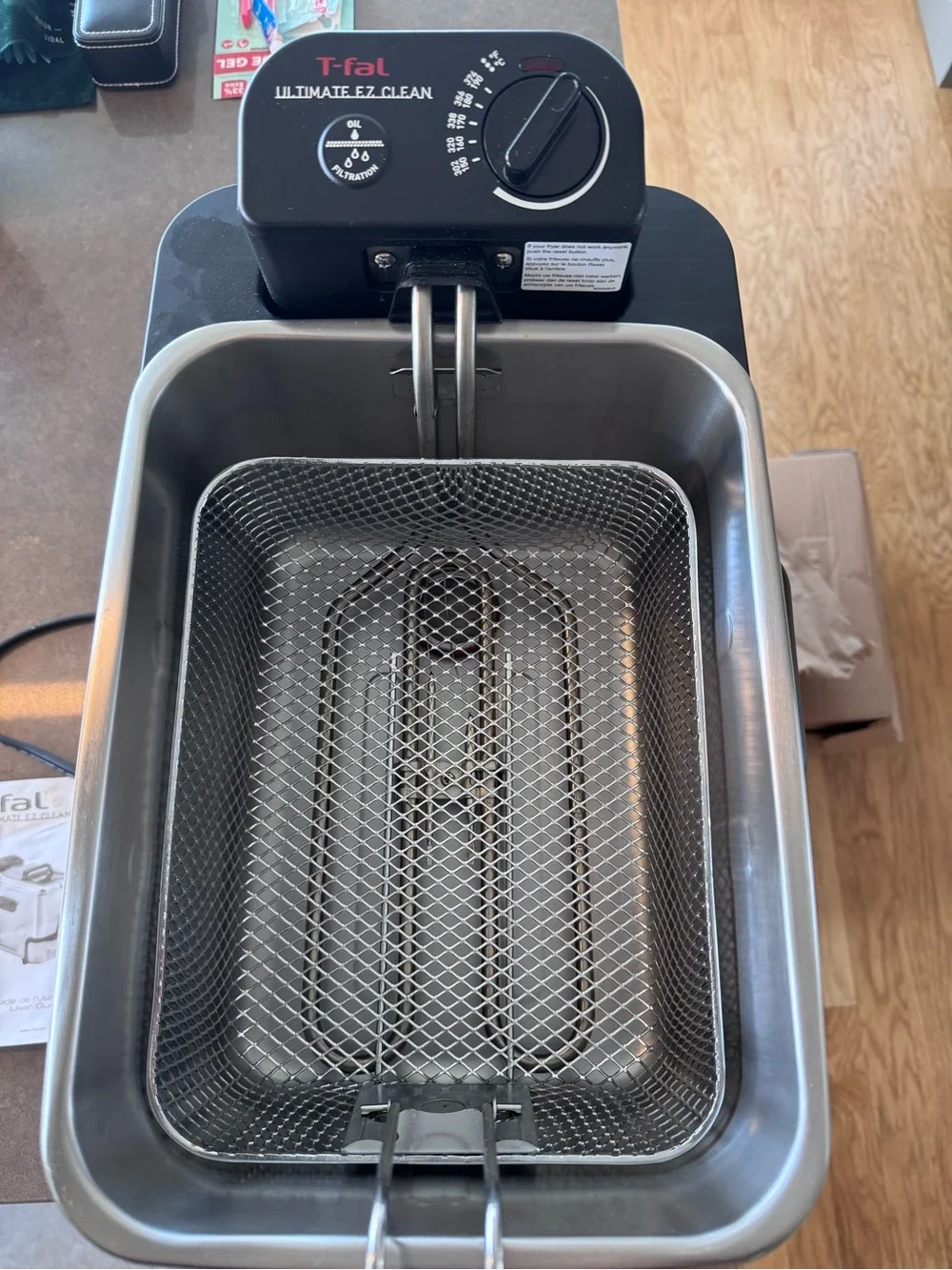 T-FAL Ultimate EZ Clean Deep Fryer 3.5 Liters, Oil Filtration System